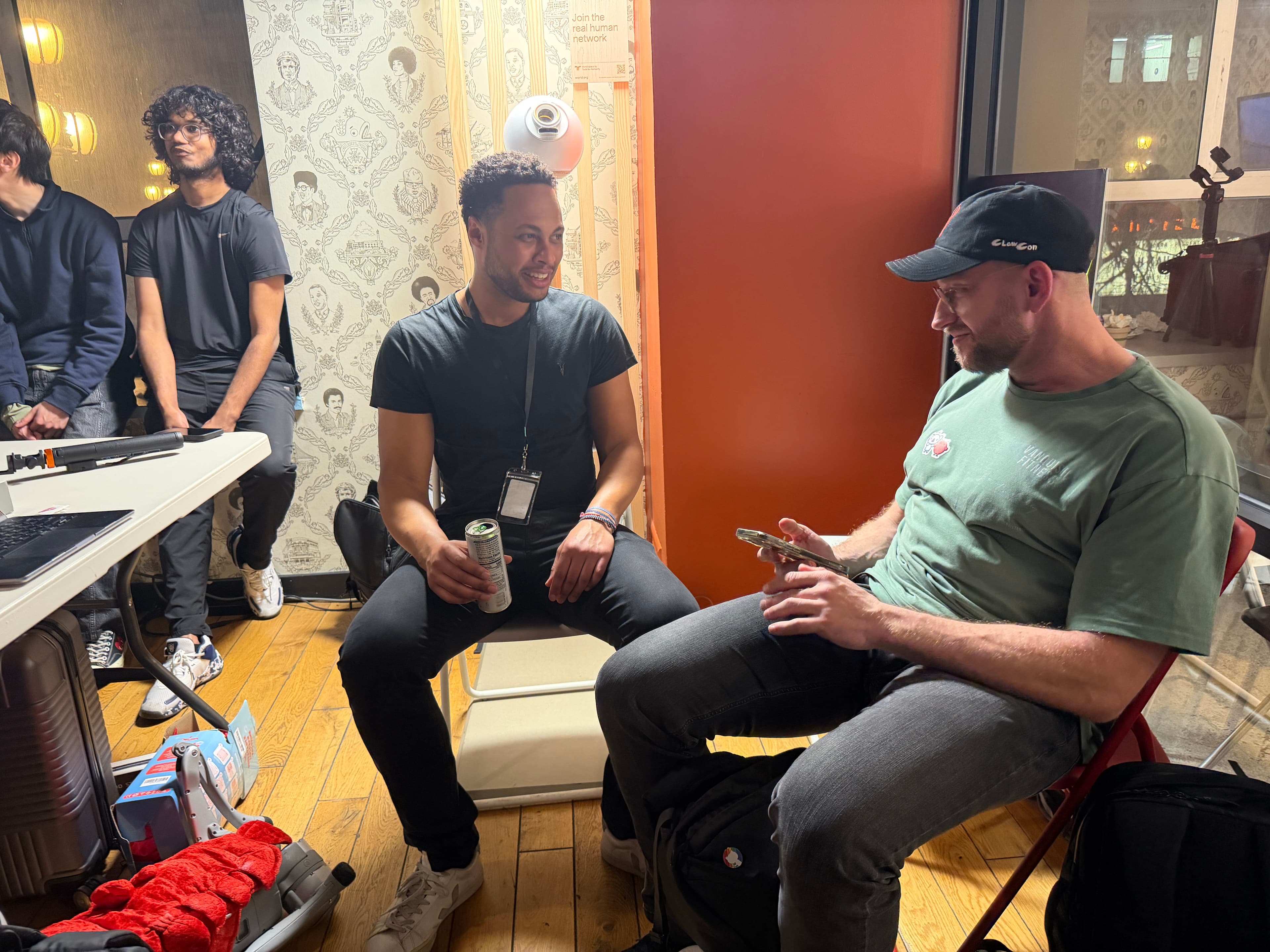 Peter Steinberger e Tomas Taylor al ClawCon 2026