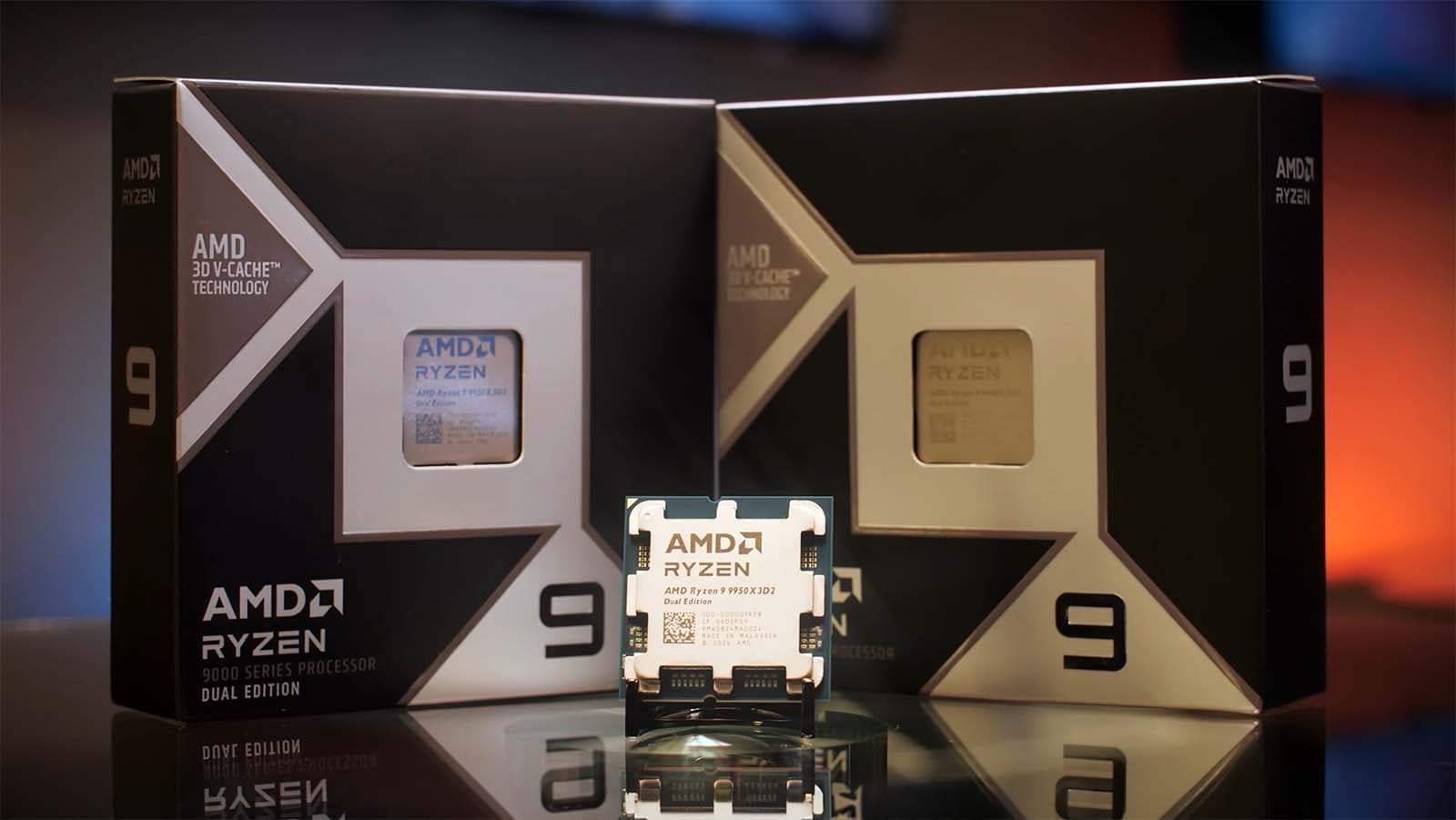 3d v-cache homelab confronto architettura mono-chiplet 9950X3D Vs dual-chiplet 9950X3D2 Proxmox scheduling