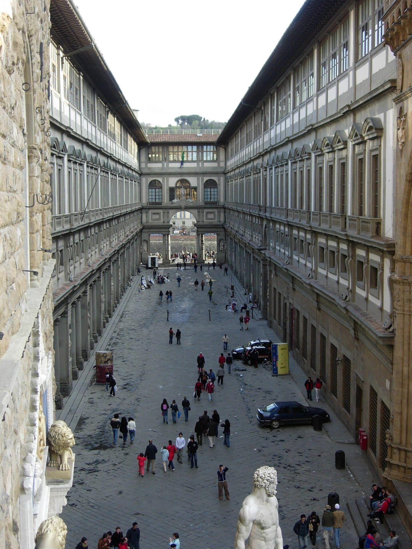 sicurezza homelab - facciata Gallerie degli Uffizi Firenze